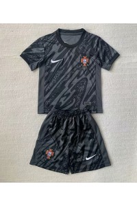 Portugal Doelman Babytruitje Uit tenue Kind EK 2024 Korte Mouw (+ Korte broeken)